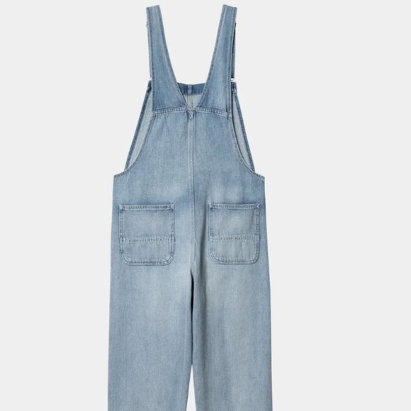 BNWT Carhartt Women's Bib Overall Straight Blue - Picture 4 of 4
